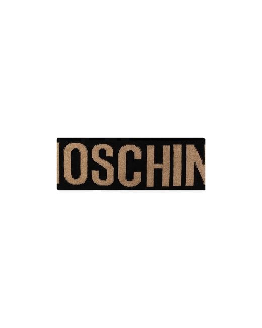 Fascia per capelli con logo di Moschino in Black