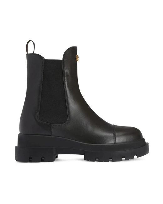 Giuseppe Zanotti Black Chelsea Boots