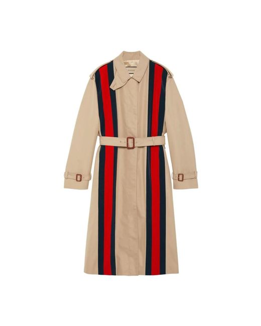 Gucci Red Belted Coats