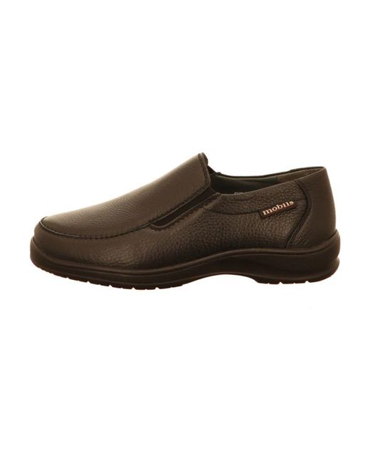 Mephisto Schwarzer Slipper in Brown für Herren