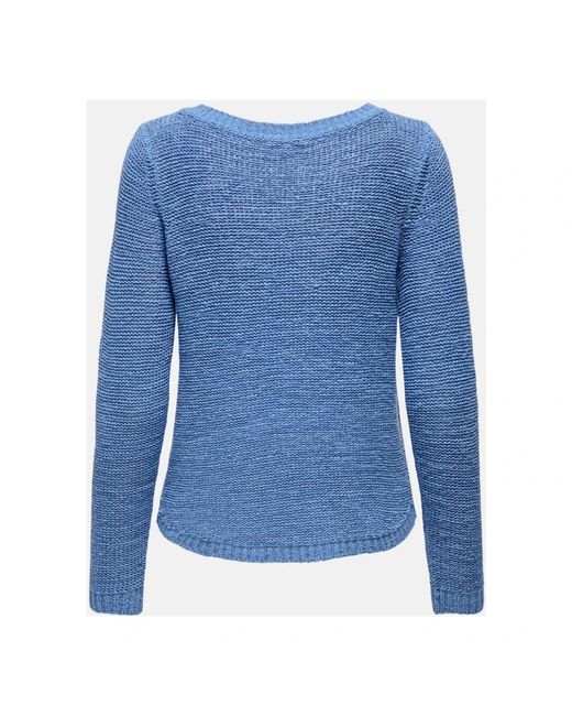 ONLY Geena Xo/S Pullover Knit in het Blue