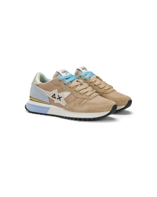 Sun 68 Natural Sneakers