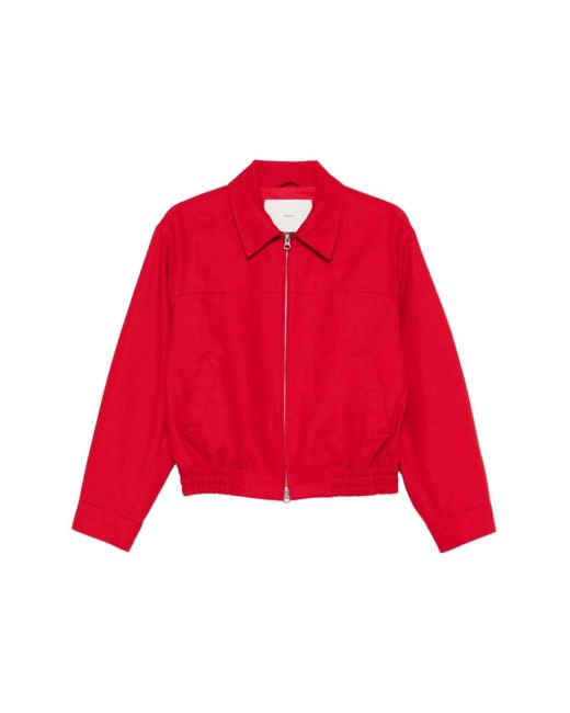 DUNST Red Bomber Jackets