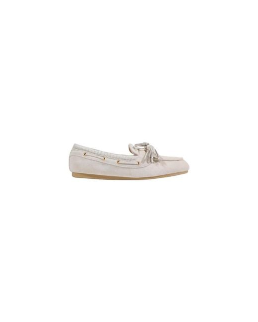 Liu Jo White Boat Shoes