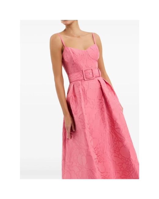 Rebecca Vallance Pink Midi Dresses