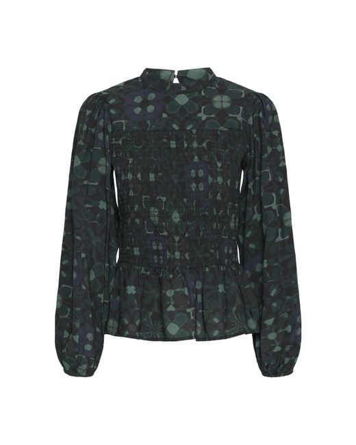 Ichi Green Blouses