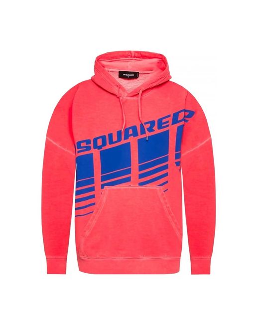 DSquared² Pink Hoodies for men
