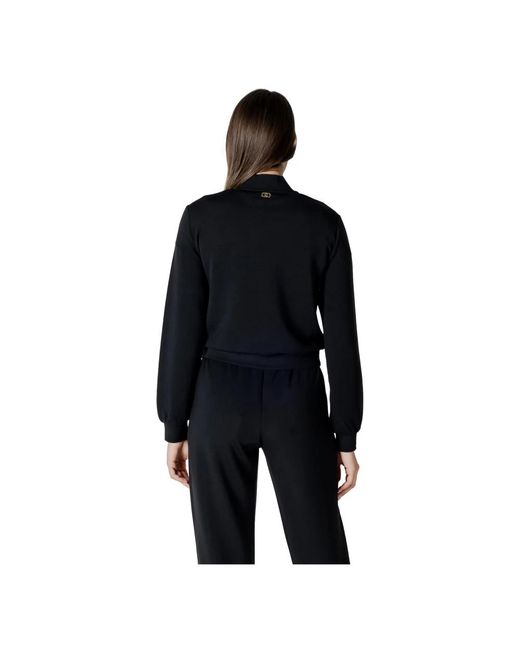 Liu Jo Black Uncovered Sweatshirt