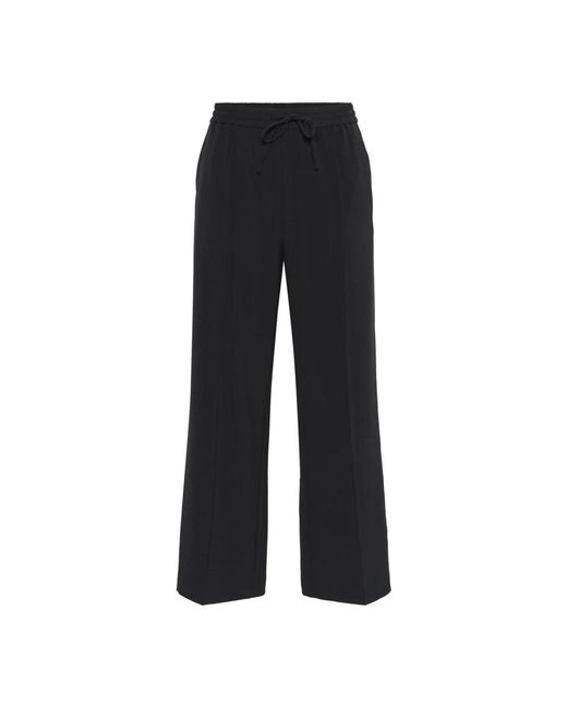Part Two Wide Trousers in het Black