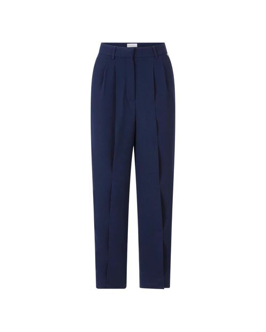 Rich & Royal Blue Weite Plissierte Hose