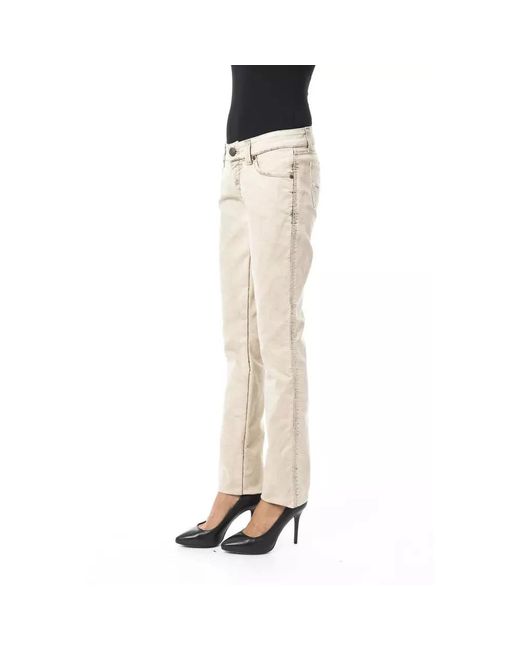Byblos Natural Slim Fit Baumwolljeans