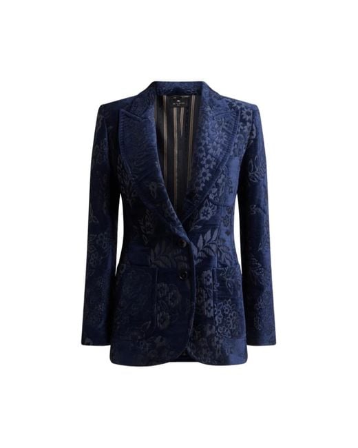 Etro Blue Blazers
