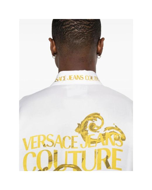 Versace Metallic Casual Shirts for men