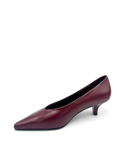 Jeannot Schoenen ,Rood ,Decolletè in het Purple