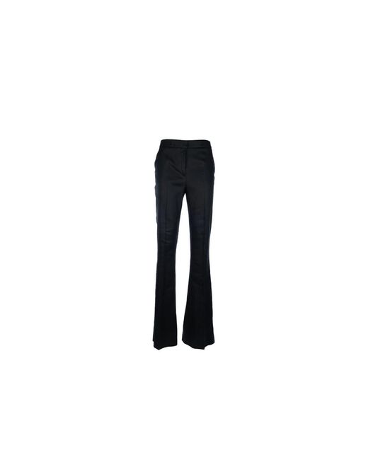 OMBRA MILANO Black Wide Trousers