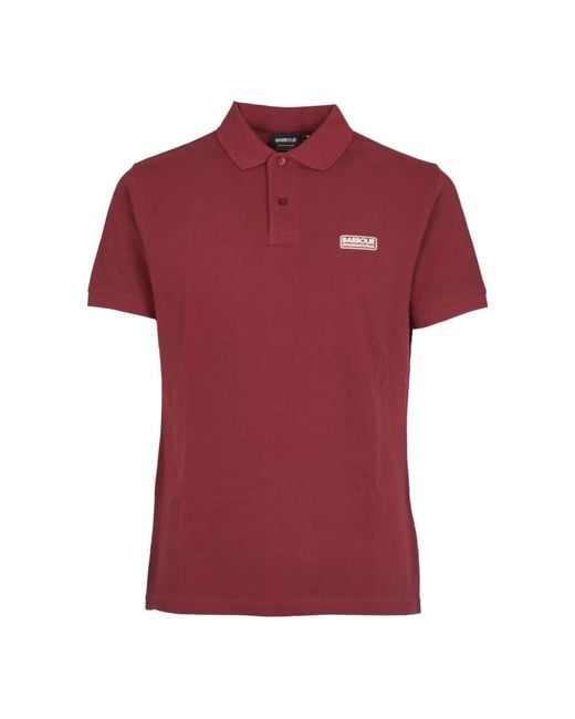 Barbour Red Polo Shirts for men