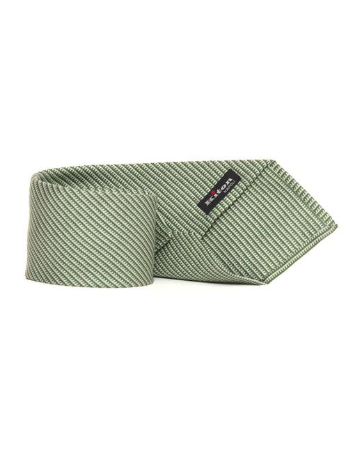 Kiton Green Ties for men