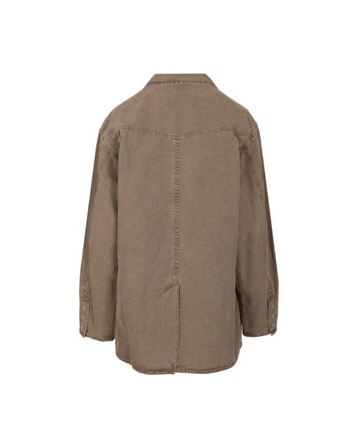 Isabel Marant Nevala Jacket in het Brown
