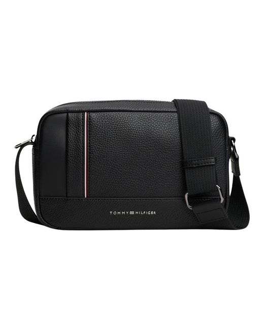 Tommy Hilfiger Central Th Gibecière Noir Tas in het Black voor heren