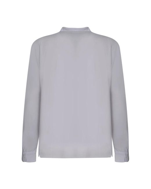 Zanone Gray Polo Shirts for men