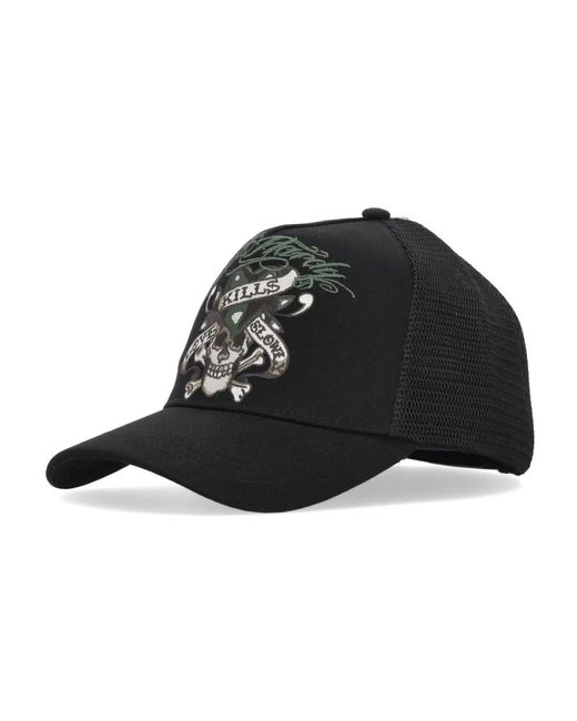 Caps Ed Hardy de hombre de color Black
