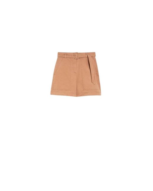Weekend by Maxmara Bermuda Broek in het White