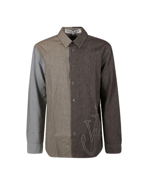 J.W. Anderson Gray Casual Shirts