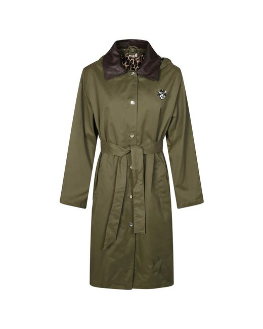 Liu Jo Belted Coats in het Green