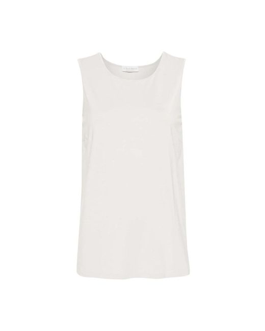 Tops > sleeveless tops Le Tricot Perugia en coloris White