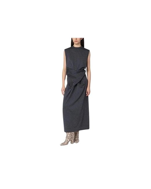 Maxi Dresses Jil Sander de color Blue