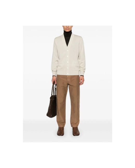 Cardigans Dries Van Noten de hombre de color White