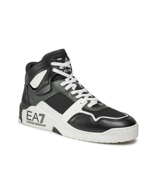 EA7 Black Sneakers for men