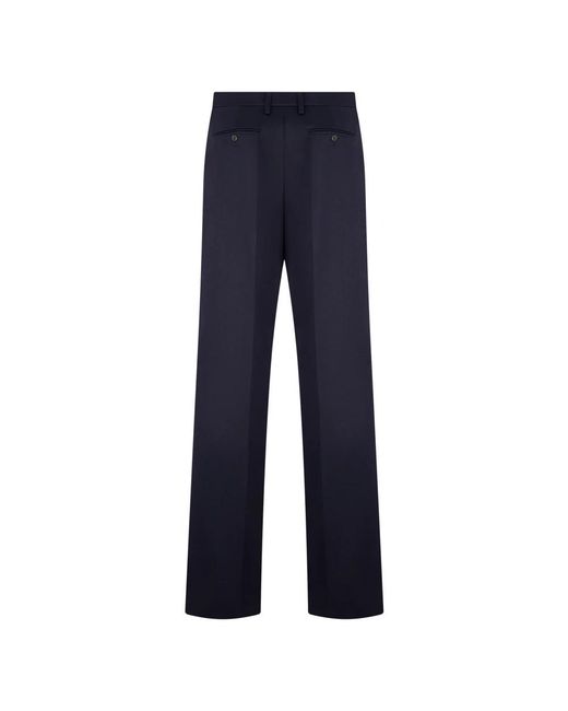 Prada Blue Straight Trousers