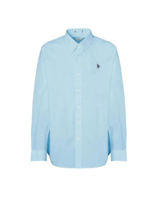 U.S. POLO ASSN. Blue Casual Shirts for men