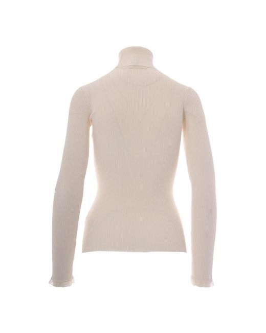 Elisabetta Franchi White Turtlenecks