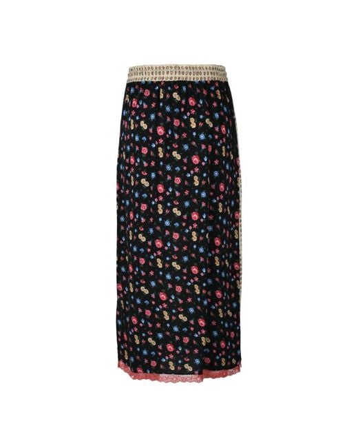 Semicouture Natural Midi Skirts