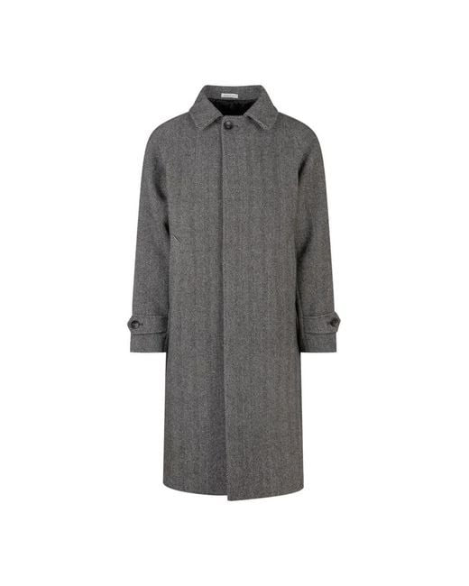 BRERAS Milano Gray Single-Breasted Coats for men