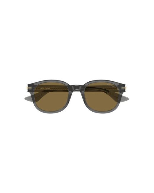 Montblanc Gray Sunglasses for men