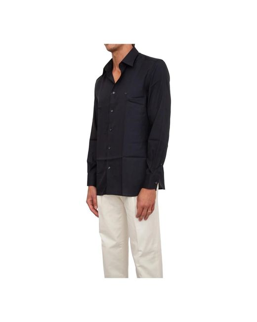Emporio Armani Black Formal Shirts for men