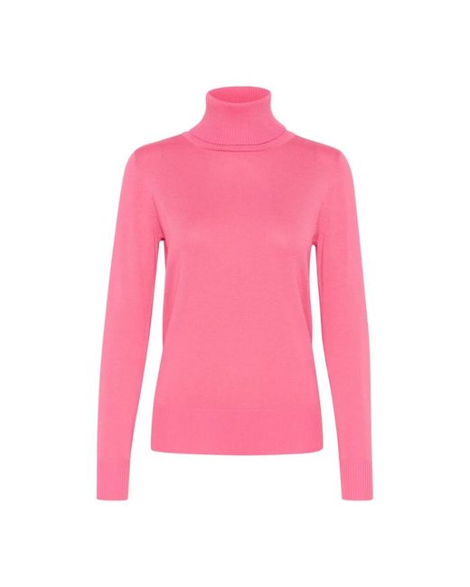 Saint Tropez Pink Turtlenecks