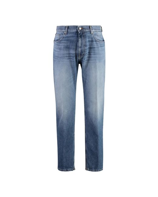 Dondup Blue Straight Fit Jeans for men