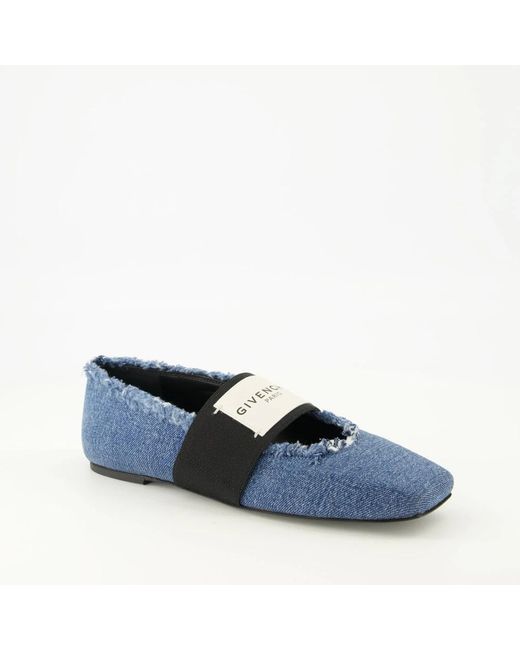 Givenchy Blue Ballerinas