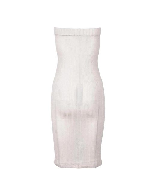Abito seta cashmere di Wild Cashmere in White