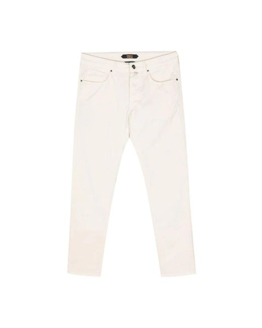 Incotex Slim fit denim jeans in White für Herren