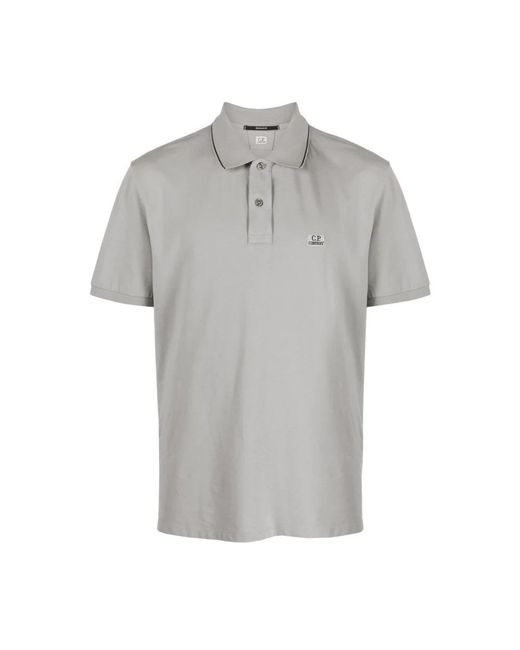 C P Company Gray Polo Shirts for men