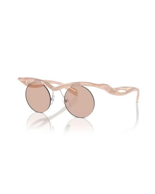 Prada Accessoires ,Roze ,A24S Sole Zonnebril in het Pink