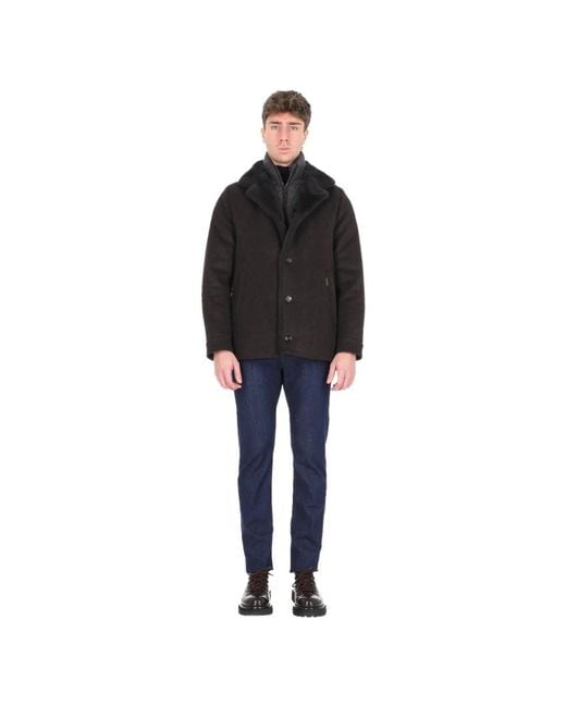 Moorer Black Winter Jackets for men