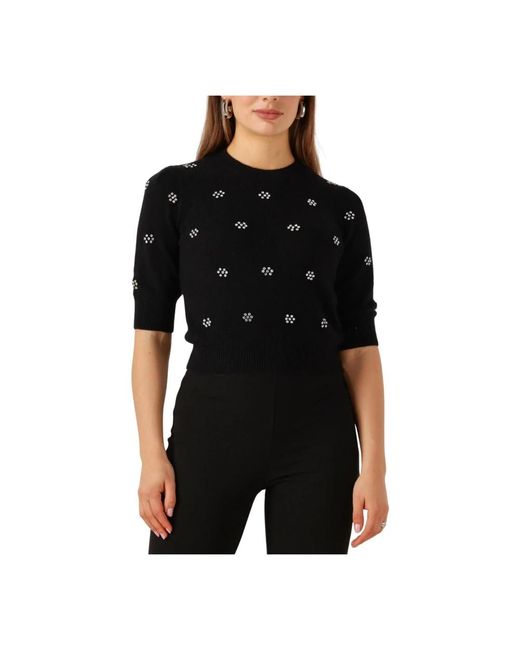 Twinset Black Round-Neck Knitwear