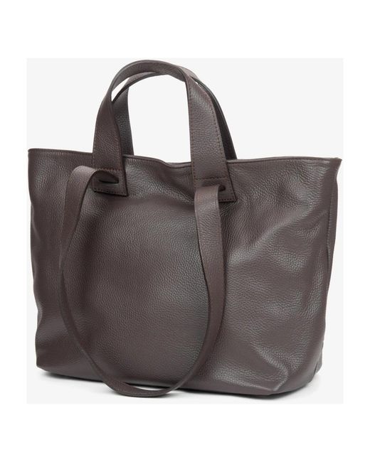 ESTRO Brown Tote Bags