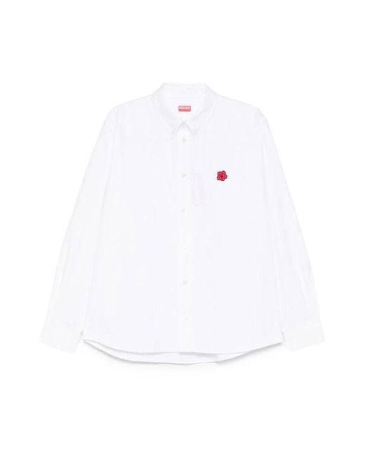KENZO White Casual Shirts for men